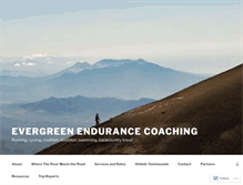 Tablet Screenshot of evergreenendurance.com